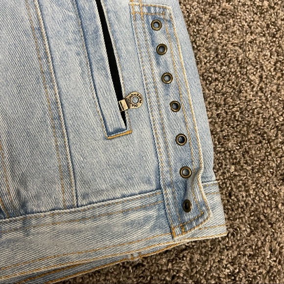 Diamond Plate Women Motorcycle Jeans Vest Size Medium - Picture 9 of 11